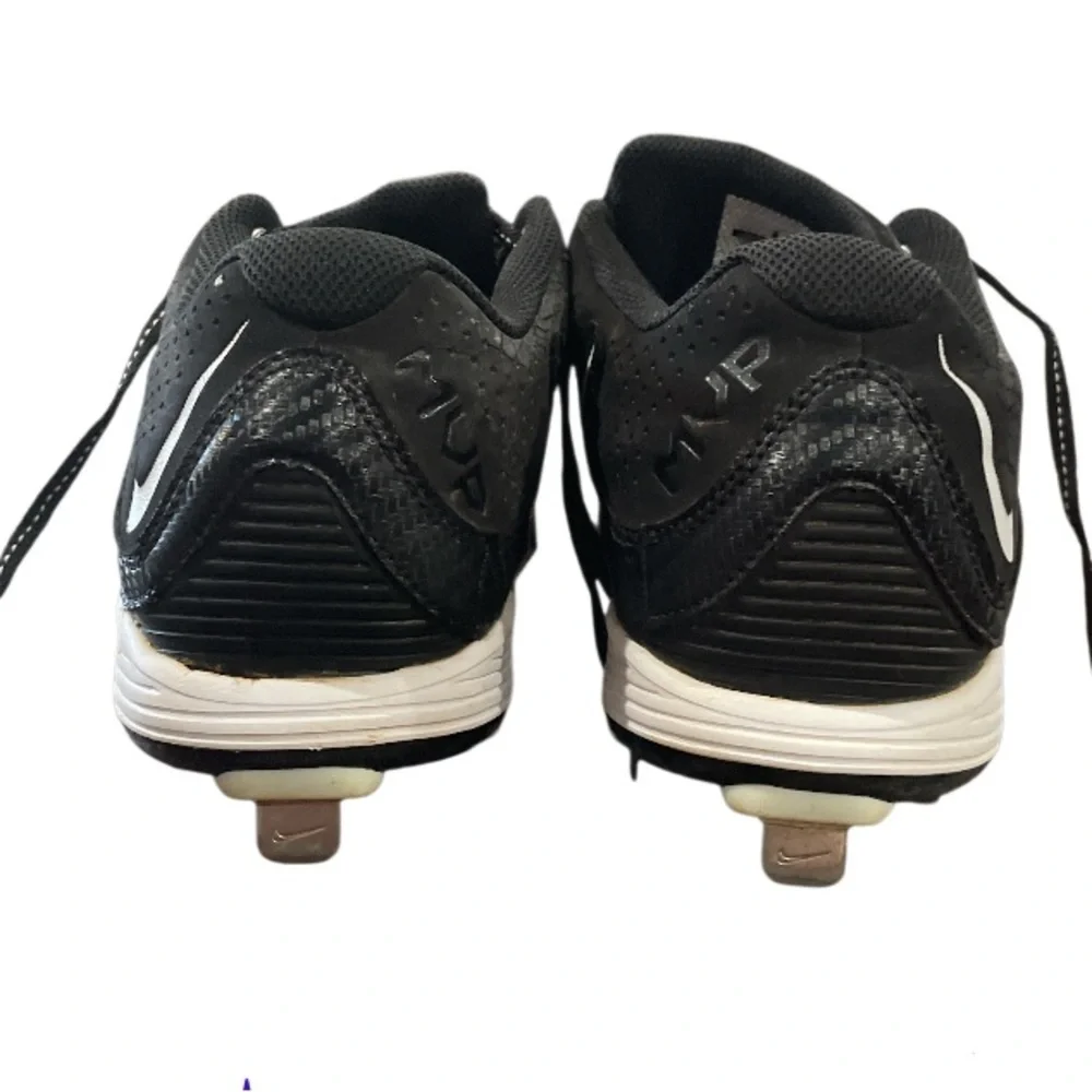 Nike Air Max MVP II Metal Men's Black and White Athletic Cleats Size 10